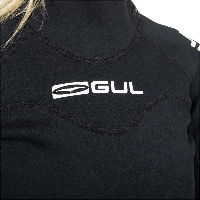 2024 Gul Womens Code Zero 1mm Thermo Top AC0112/C2  - Black